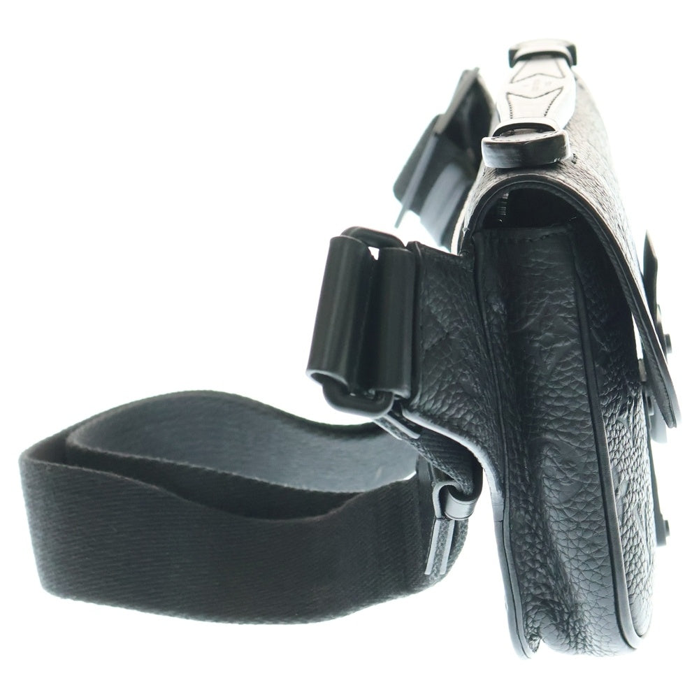 LOUIS VUITTON(ルイヴィトン) トリヨン モノグラム Sロック スリングバッグ レザーショルダーバッグ ブラック M58487