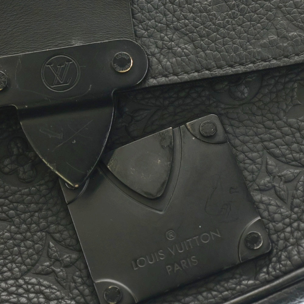 LOUIS VUITTON(ルイヴィトン) トリヨン モノグラム Sロック スリングバッグ レザーショルダーバッグ ブラック M58487