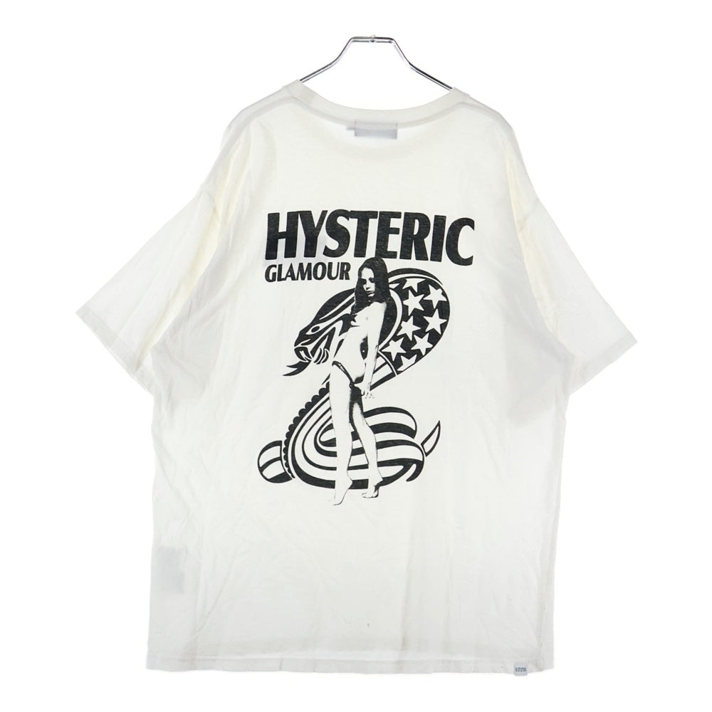 HYSTERIC GLAMOUR(ヒステリックグラマー) US COBRA T-SHIRT 半袖Tシャツ ホワイト 02241CT37