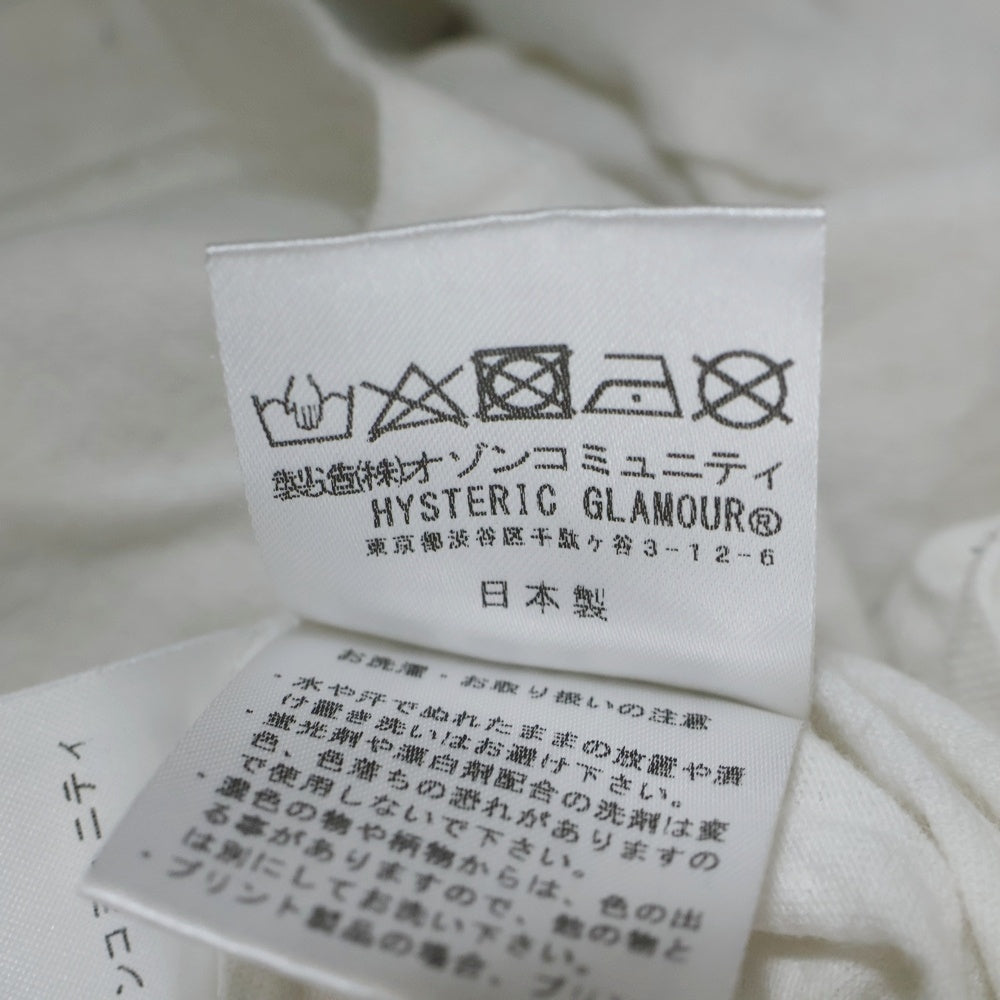 HYSTERIC GLAMOUR(ヒステリックグラマー) US COBRA T-SHIRT 半袖Tシャツ ホワイト 02241CT37