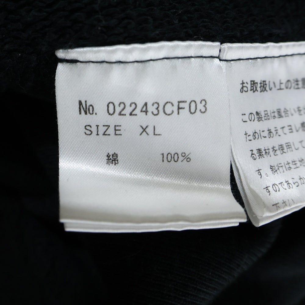 HYSTERIC GLAMOUR(ヒステリックグラマー) EVIL'S DAYDREAM HOODIE プルオーバースウェットパーカー フーディー ブラック 02243CF03
