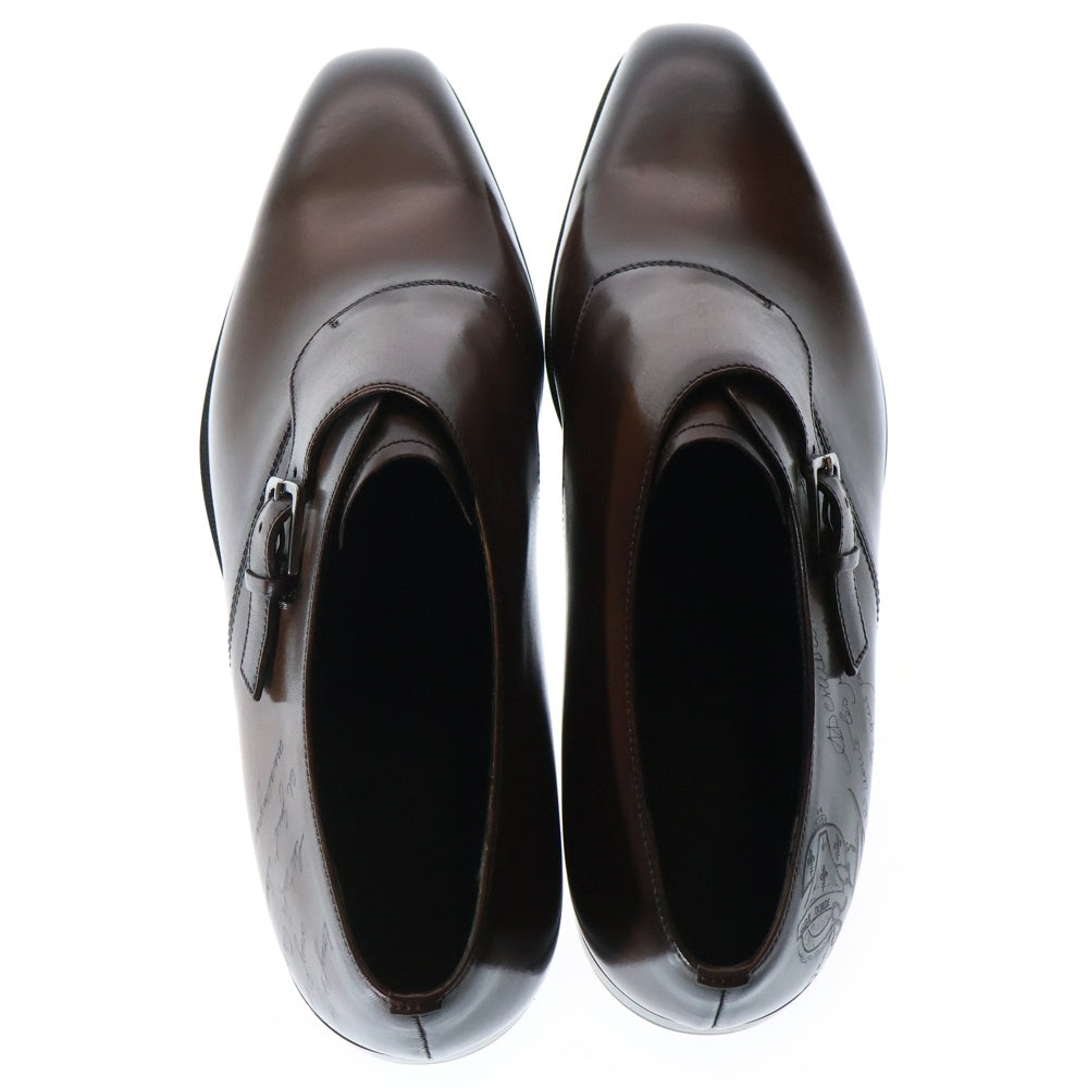 Berluti(ベルルッティ) SCARS SCRITTO LETHER SHOES スカース スクリット レザー シューズ ブラウン