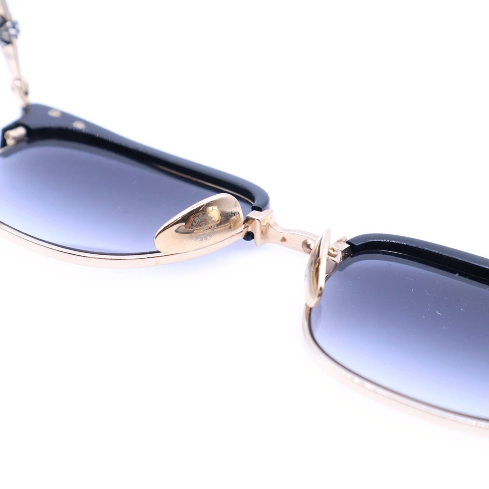 CHROME HEARTS(クロムハーツ) SLUNTRADICTION ウェリントンサングラス 眼鏡 アイウェア ブラック/ゴールド