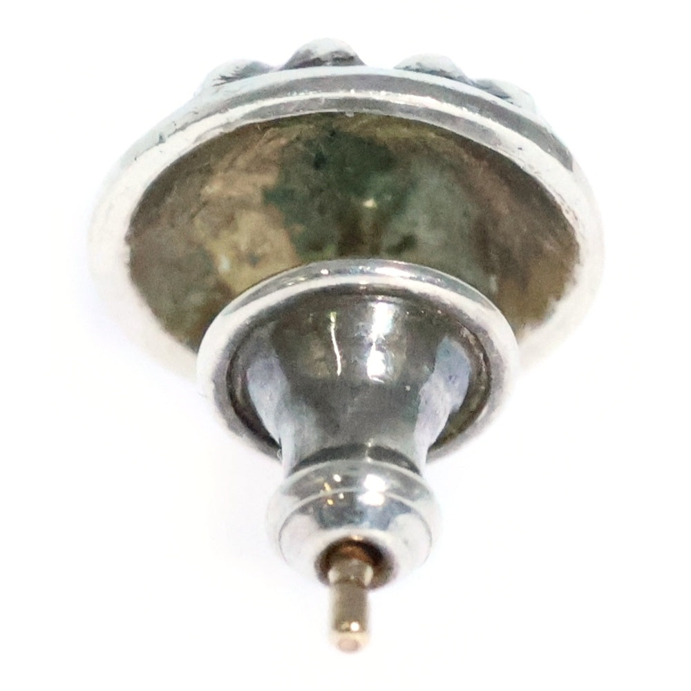 CHROME HEARTS(クロムハーツ) STUD CRSBLL 1DIA クロスボールスタッドピアス 1ダイヤ シルバー