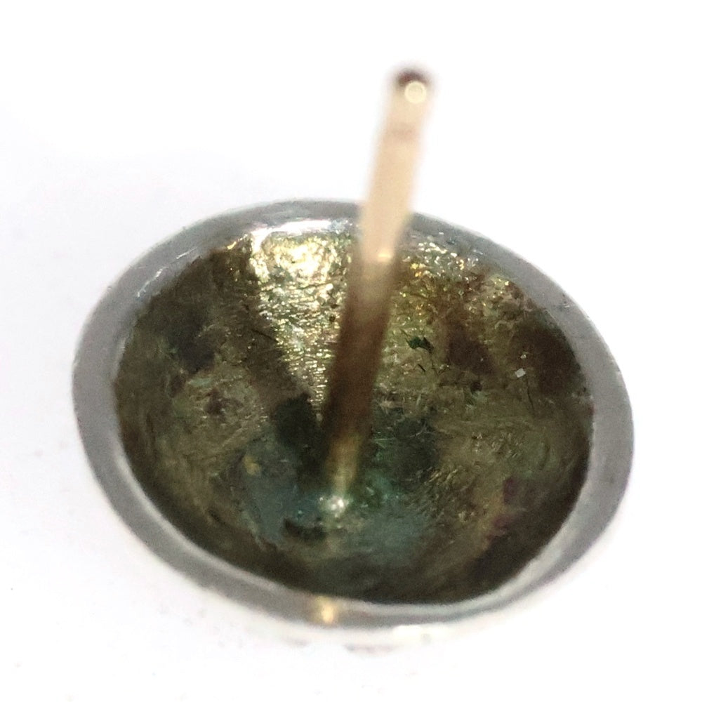 CHROME HEARTS(クロムハーツ) STUD CRSBLL 1DIA クロスボールスタッドピアス 1ダイヤ シルバー