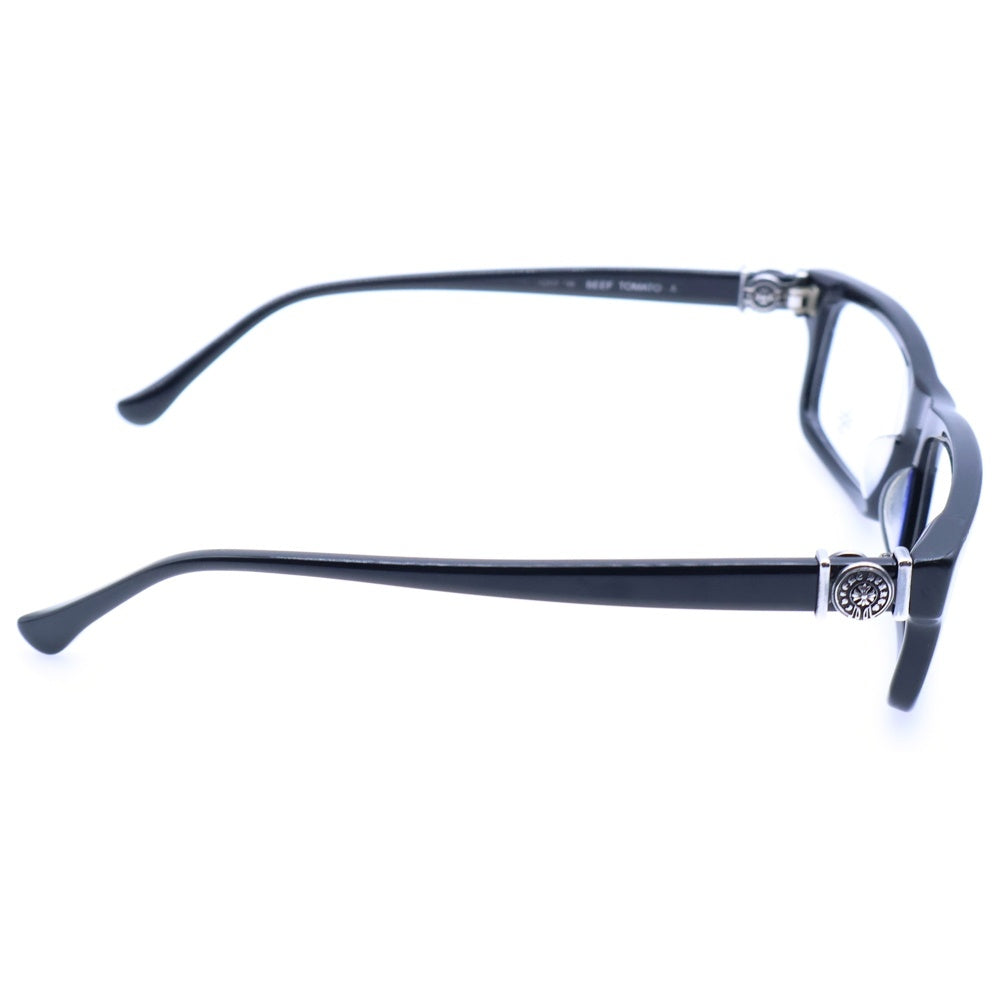 CHROME HEARTS(クロムハーツ) BEEF TOMATO-A ホースシューテンプル スクウェアアイウェア 眼鏡 ブラック