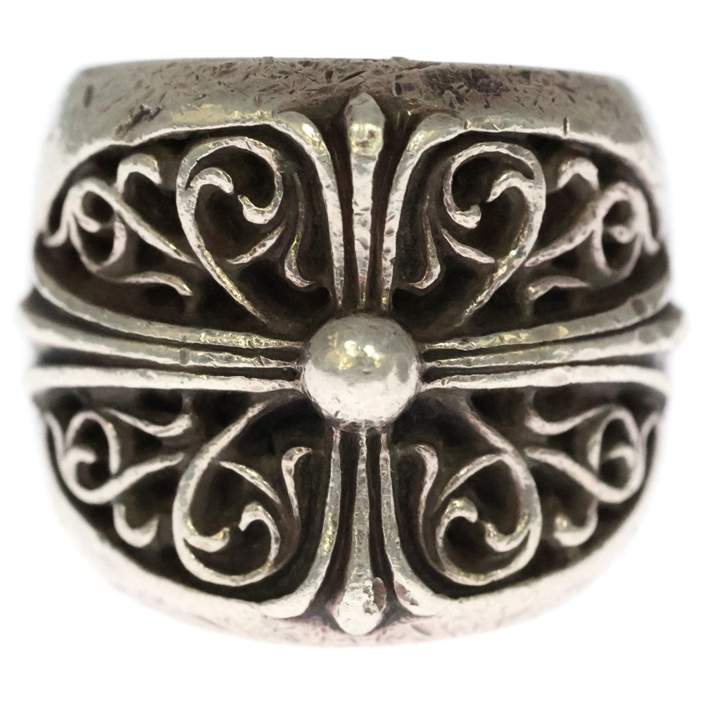CHROME HEARTS(クロムハーツ) CLASSIC OVAL クラシックオーバルクロス リング シルバー BCA340