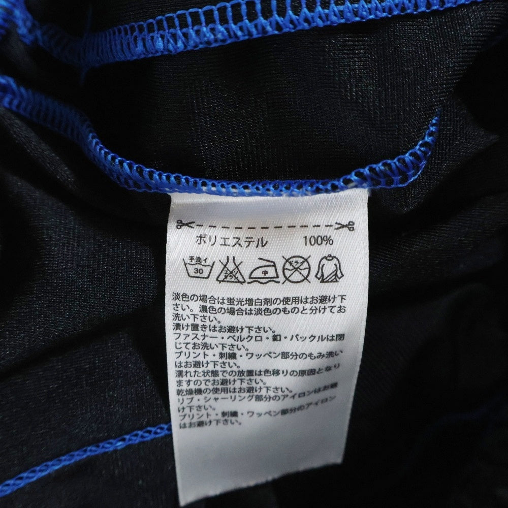 adidas(アディダス) ロゴパッチ ナイロントラックパンツ ブルー