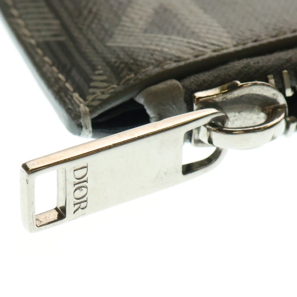 DIOR(ディオール) CD Diamond Clutch Bag CDダイヤモンド クラッチバッグ セカンドバッグ グレー