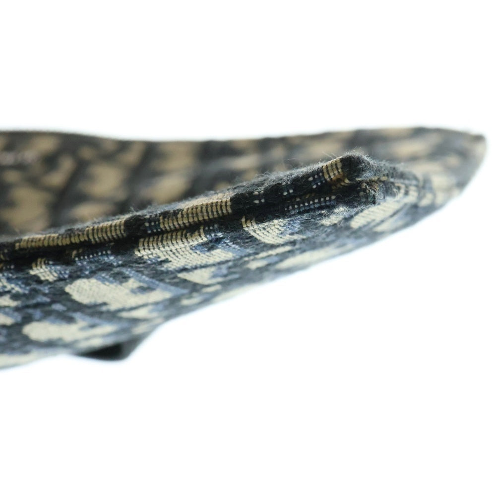DIOR(ディオール) ×KENNY SCHARF Clutch Bag ケニーシャーフ パッチ付き オブリーク クラッチバッグ セカンドバッグ グレー