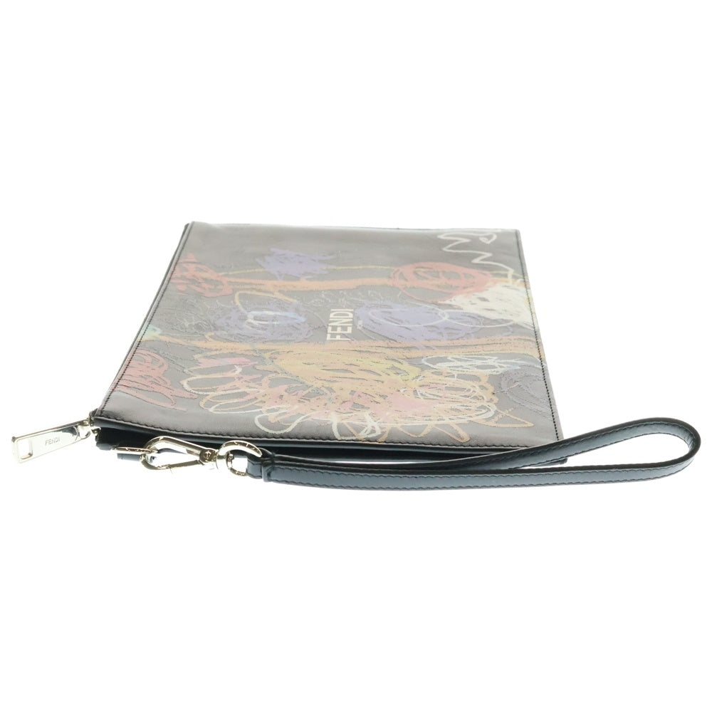 FENDI(フェンディ) グラフィティ ロゴ クラッチバッグ セカンドバッグマルチ 7N0110 AH8Q