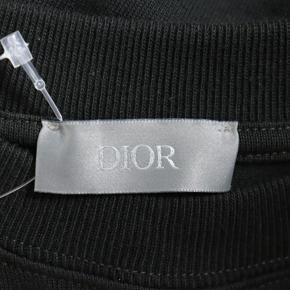 DIOR(ディオール) ×ALEX FOXTON 20SS Flour Tee アレックスフォックストン フラワーパッチ 半袖Tシャツ ブラック 943J605D0554