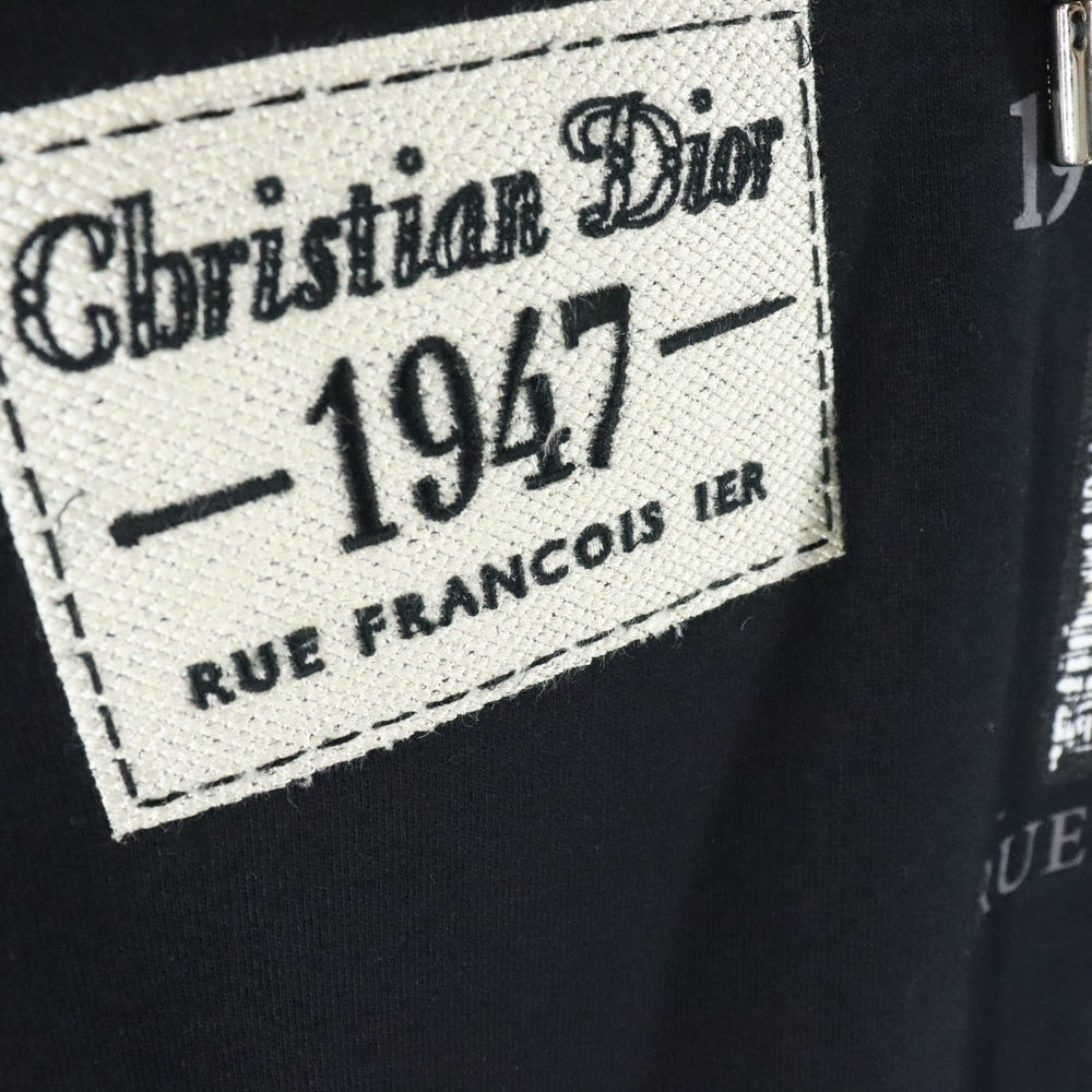 DIOR(ディオール) 20SS Archive Patch Hoodie アーカイブパッチ プルオーバースウェットパーカー ブラック 013J605B0531