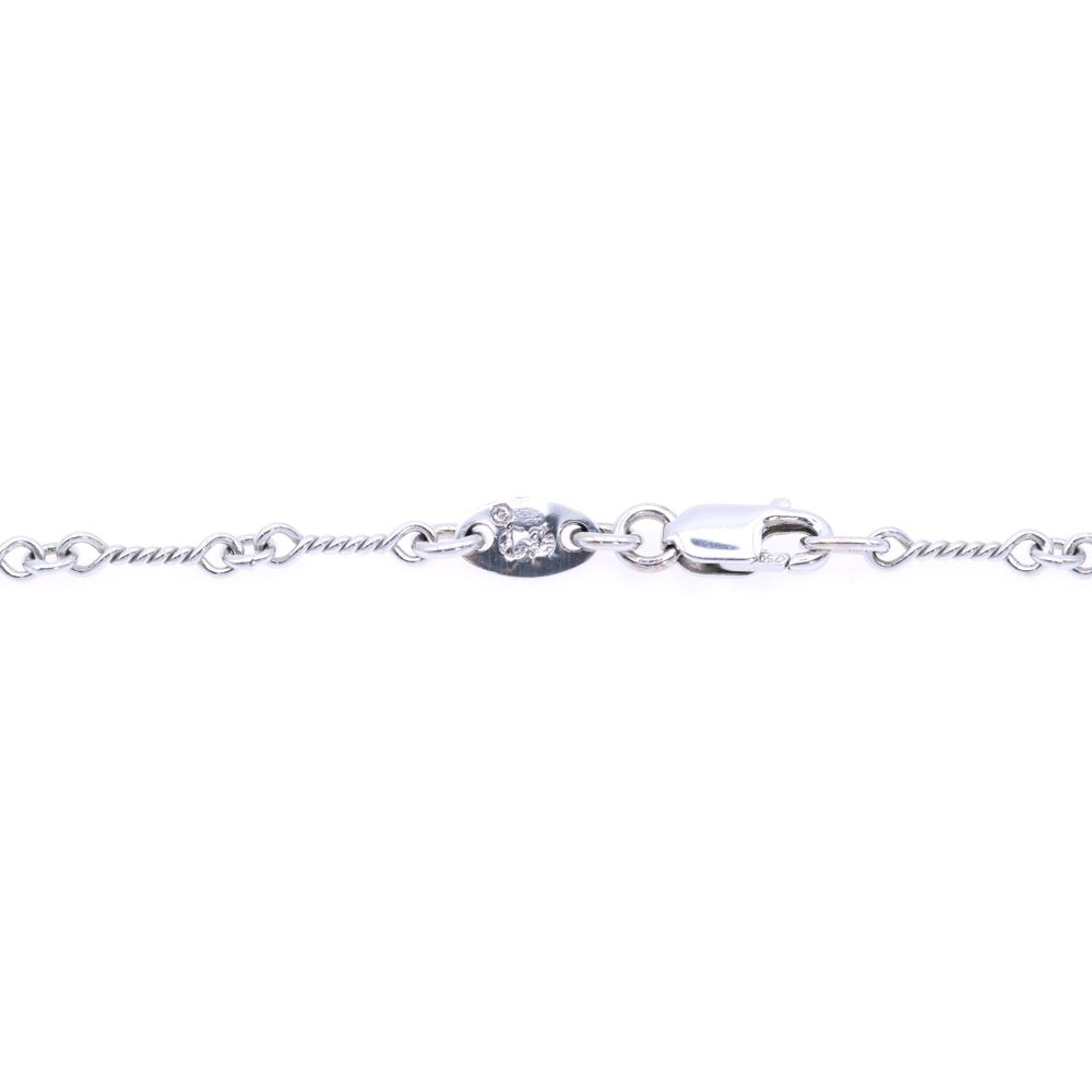 CHROME HEARTS(クロムハーツ) 18KWG NECKCHAIN T18 ツイストチェーンネックレス 18inch ホワイトゴールド BCA002