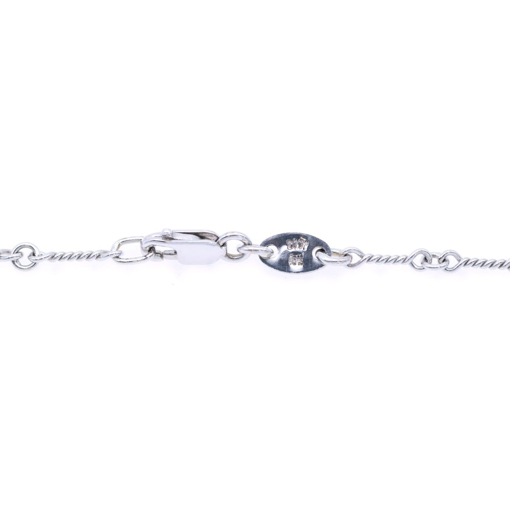 CHROME HEARTS(クロムハーツ) 18KWG NECKCHAIN T18 ツイストチェーンネックレス 18inch ホワイトゴールド BCA002