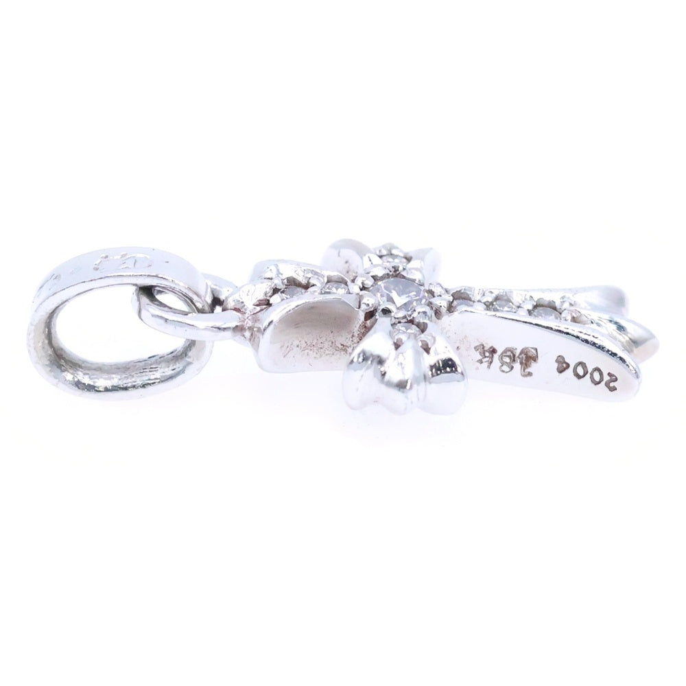 CHROME HEARTS(クロムハーツ) 18KWG CRS BBYFAT P/DIA ベイビーファットクロス PAVEダイヤ ペンダントトップ ホワイトゴールド BCA006