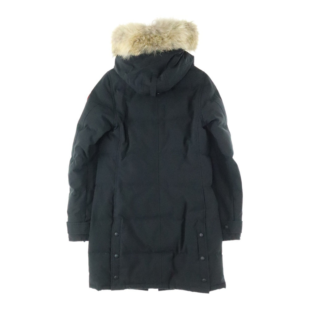 CANADA GOOSE(カナダグース) MACKENZIE PARKA ロゴワッペン ダウンジャケット ブラック レディース 2302JL