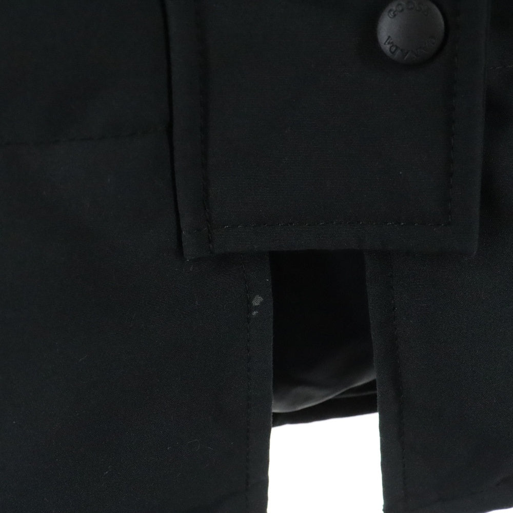 CANADA GOOSE(カナダグース) MACKENZIE PARKA ロゴワッペン ダウンジャケット ブラック レディース 2302JL