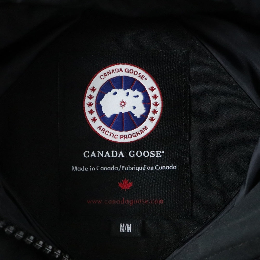 CANADA GOOSE(カナダグース) MACKENZIE PARKA ロゴワッペン ダウンジャケット ブラック レディース 2302JL