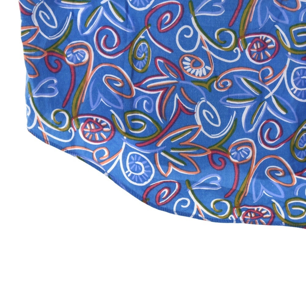 Christian Dior(クリスチャンディオール) ALOHA SHIRTS アロハ 開襟 半袖シャツ ブルー