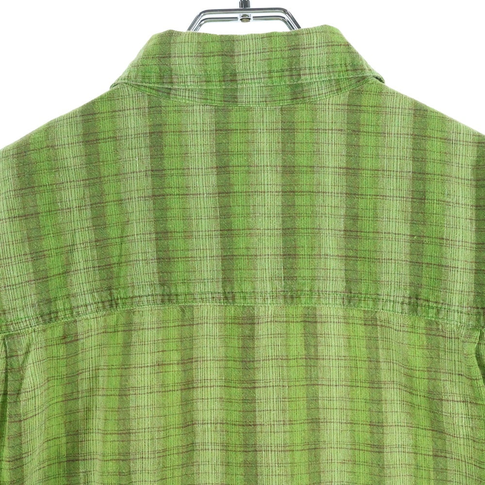 PATAGONIA(パタゴニア) CHECK SHIRTS チェック 開襟 半袖シャツ グリーン