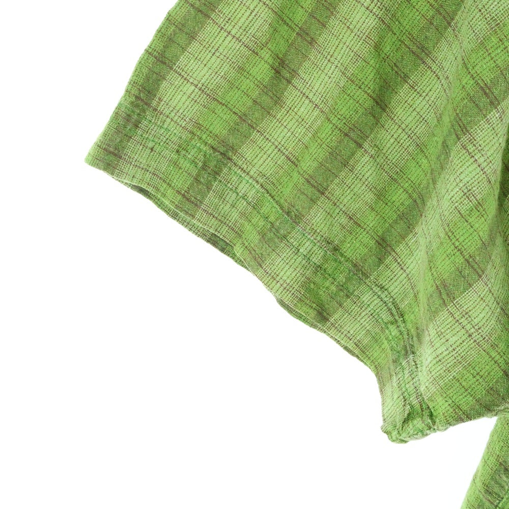 PATAGONIA(パタゴニア) CHECK SHIRTS チェック 開襟 半袖シャツ グリーン