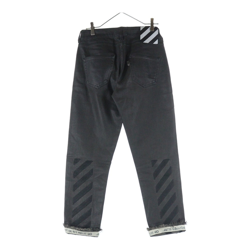 OFF-WHITE(オフホワイト) 16AW Denim Pants コーティング加工 デニムパンツ グレー