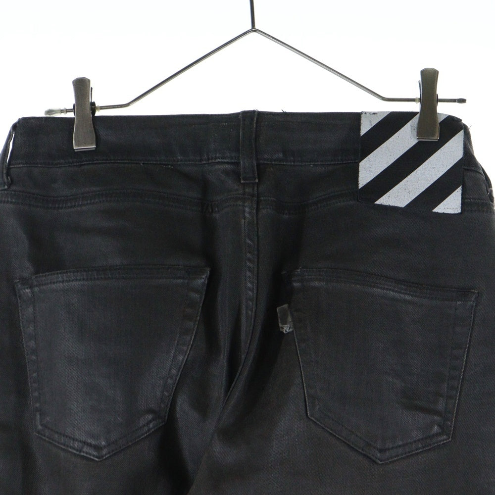 OFF-WHITE(オフホワイト) 16AW Denim Pants コーティング加工 デニムパンツ グレー