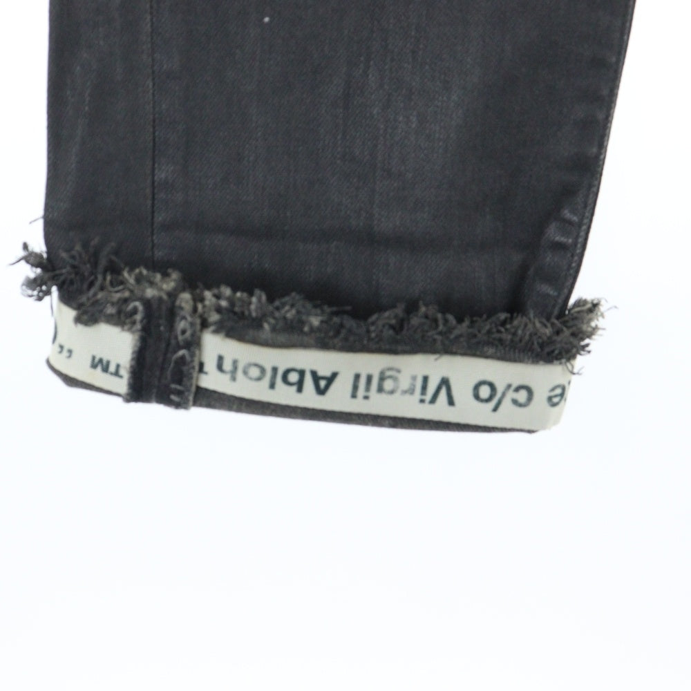 OFF-WHITE(オフホワイト) 16AW Denim Pants コーティング加工 デニムパンツ グレー