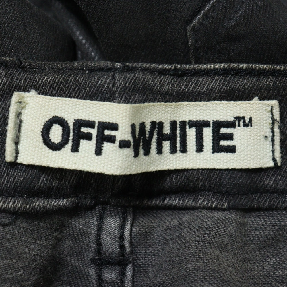 OFF-WHITE(オフホワイト) 16AW Denim Pants コーティング加工 デニムパンツ グレー