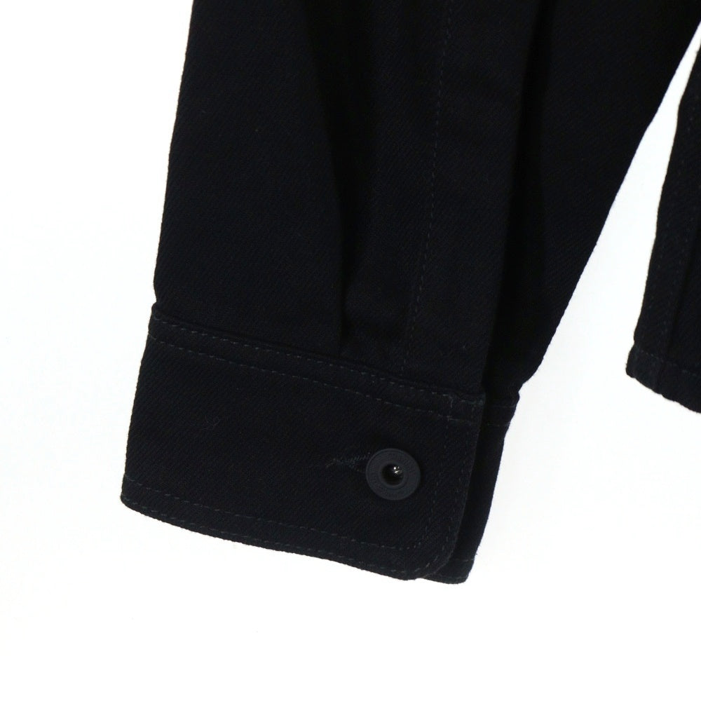 OFF-WHITE(オフホワイト) 22AW Single Arrow Denim Shirt 長袖デニムシャツ ブラック OMYD027C99DEN002