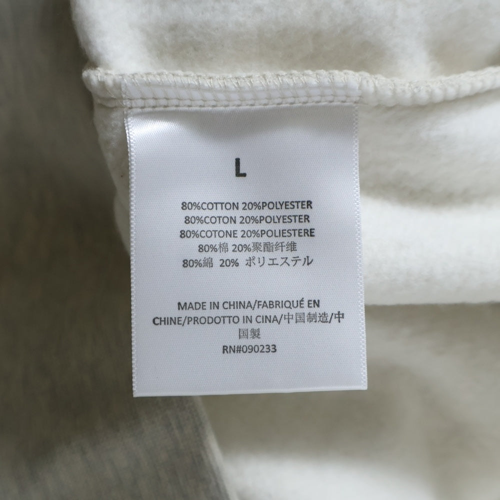 FEAR OF GOD ESSENTIALS(フィアオブゴッド エッセンシャルズ) HOODIE 1977 フェルトロゴ プルオーバースウェットパーカー フーディー グレージュ