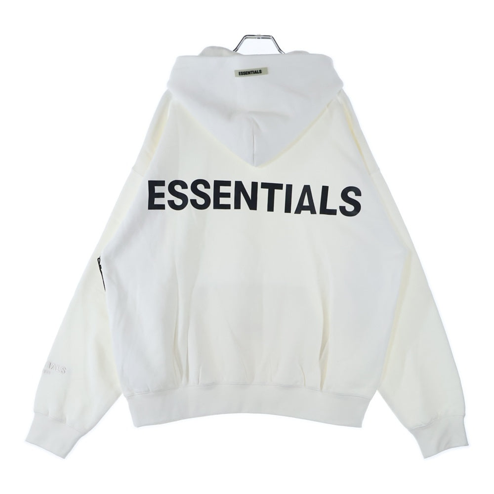 FEAR OF GOD ESSENTIALS(フィアオブゴッド エッセンシャルズ) HOODIE バックロゴ プルオーバースウェットパーカー フーディー ホワイト