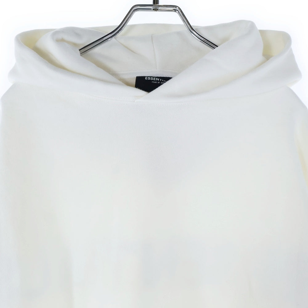 FEAR OF GOD ESSENTIALS(フィアオブゴッド エッセンシャルズ) HOODIE バックロゴ プルオーバースウェットパーカー フーディー ホワイト