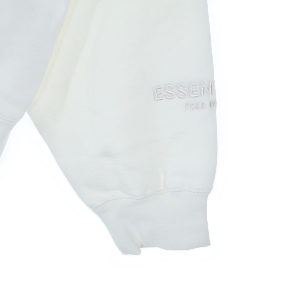 FEAR OF GOD ESSENTIALS(フィアオブゴッド エッセンシャルズ) HOODIE バックロゴ プルオーバースウェットパーカー フーディー ホワイト