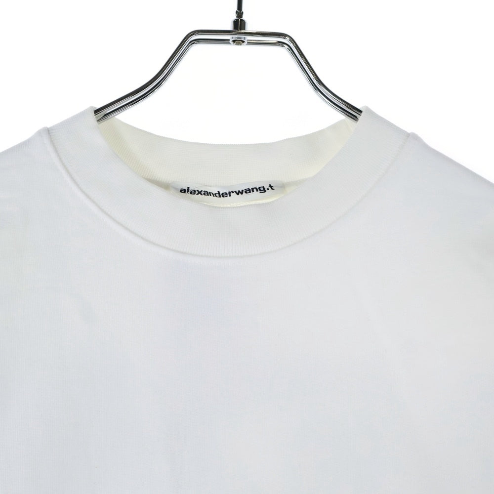 ALEXANDER WANG(アレキサンダーワン) Sweatshirt バックロゴ クルーネックスウェットトレーナー ホワイト
