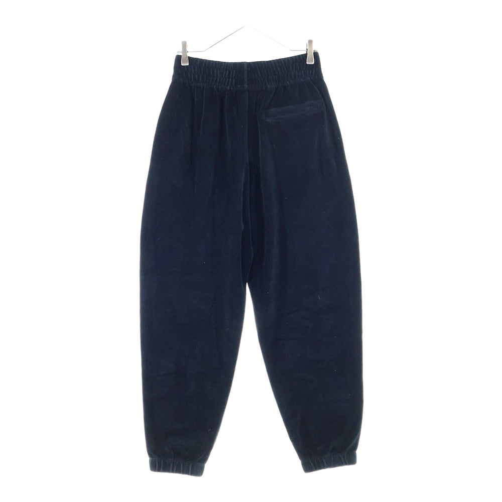 ALEXANDER WANG(アレキサンダーワン) Velour Jogger Pants ラインストーン装飾 ベロアジョガーパンツ ブラック