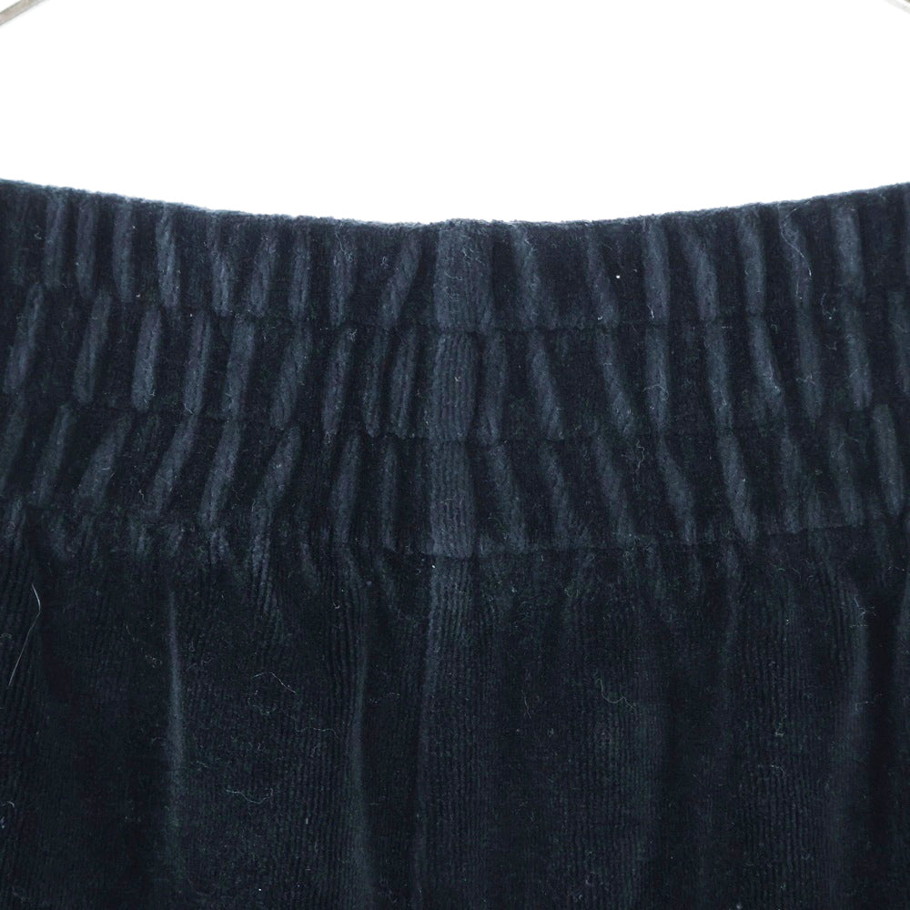 ALEXANDER WANG(アレキサンダーワン) Velour Jogger Pants ラインストーン装飾 ベロアジョガーパンツ ブラック