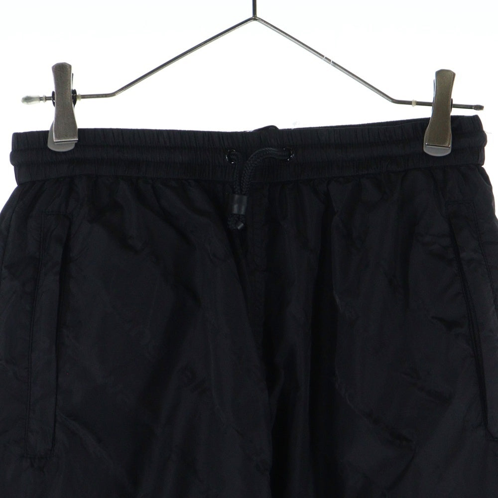 ALEXANDER WANG(アレキサンダーワン) Nylon Pants 総柄ナイロンパンツ ブラック