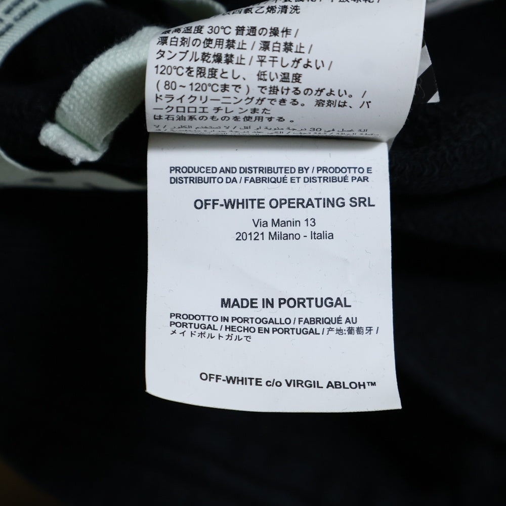 OFF-WHITE(オフホワイト) 18SS Side Tape Sweatpants サイドテープ スウェットパンツ ブラック OMCH007S18003008