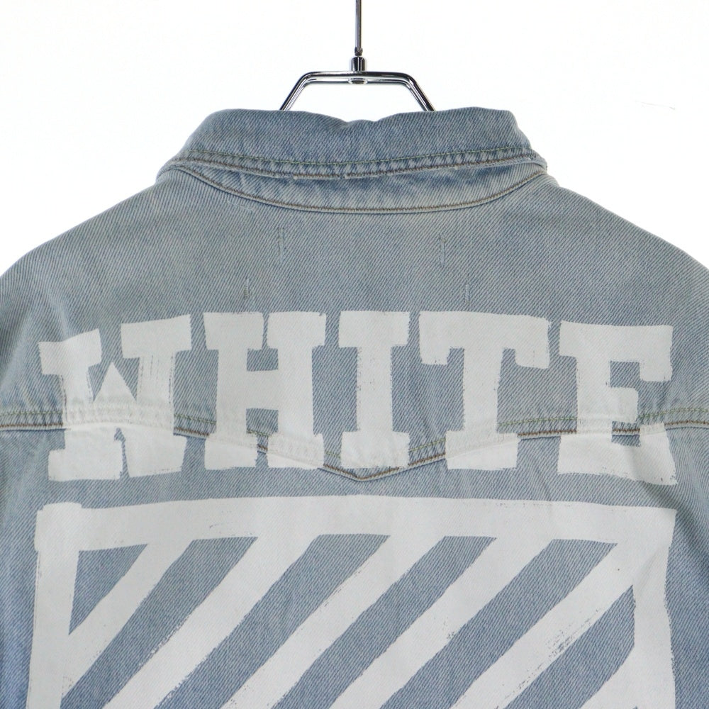 OFF-WHITE(オフホワイト) 16AW Denim Jacket バックロゴ デニムジャケット インディゴ