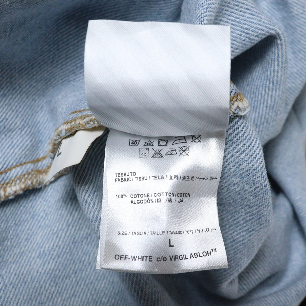 OFF-WHITE(オフホワイト) 16AW Denim Jacket バックロゴ デニムジャケット インディゴ