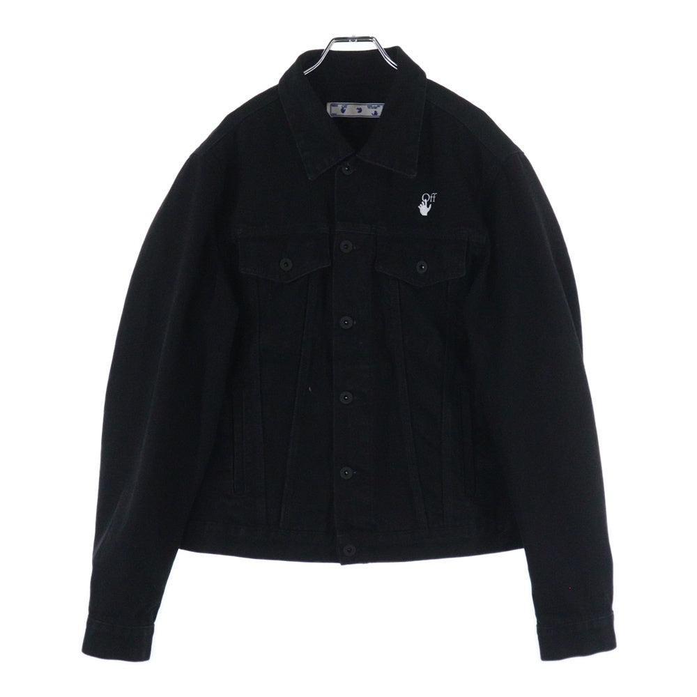 OFF-WHITE(オフホワイト) 21SS Mona Lisa Slim Denim Jacket モナリザ デニムジャケット ブラック OMYE054R21DEN001
