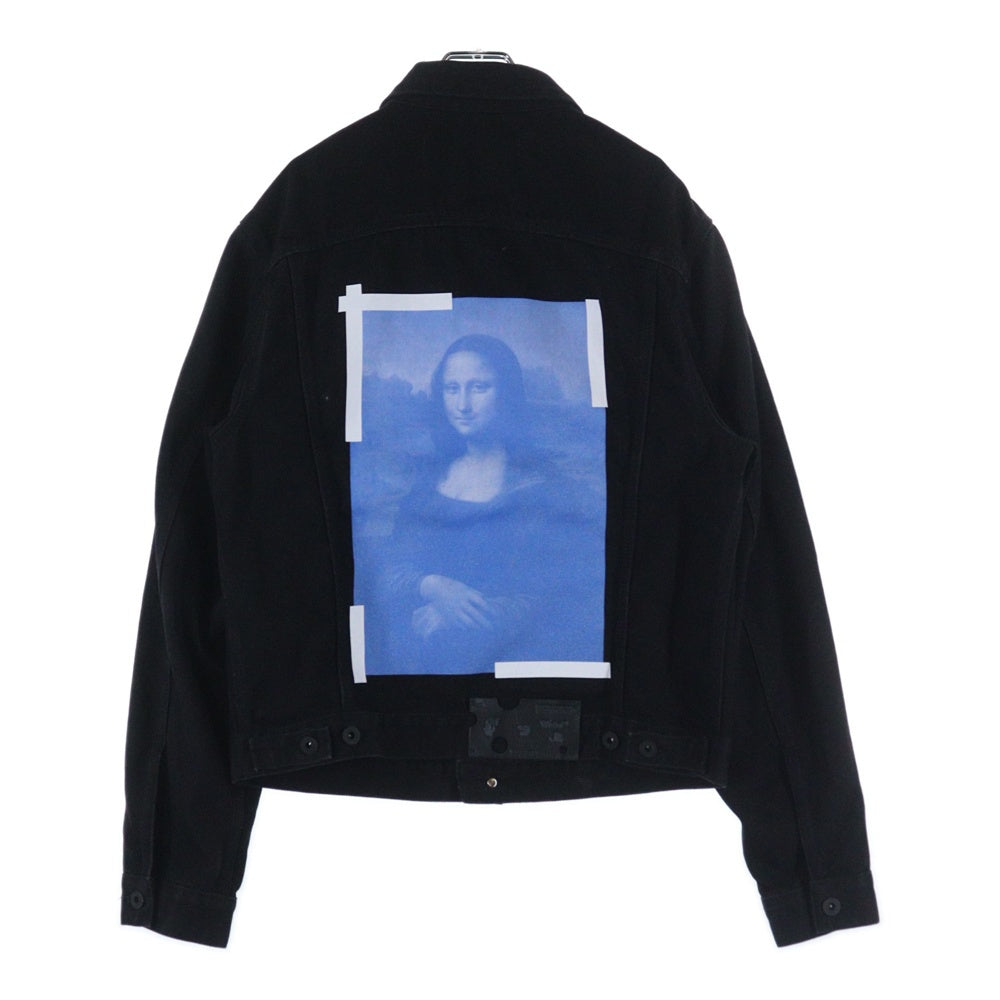 OFF-WHITE(オフホワイト) 21SS Mona Lisa Slim Denim Jacket モナリザ デニムジャケット ブラック OMYE054R21DEN001