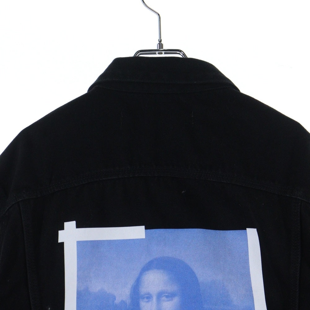 OFF-WHITE(オフホワイト) 21SS Mona Lisa Slim Denim Jacket モナリザ デニムジャケット ブラック OMYE054R21DEN001