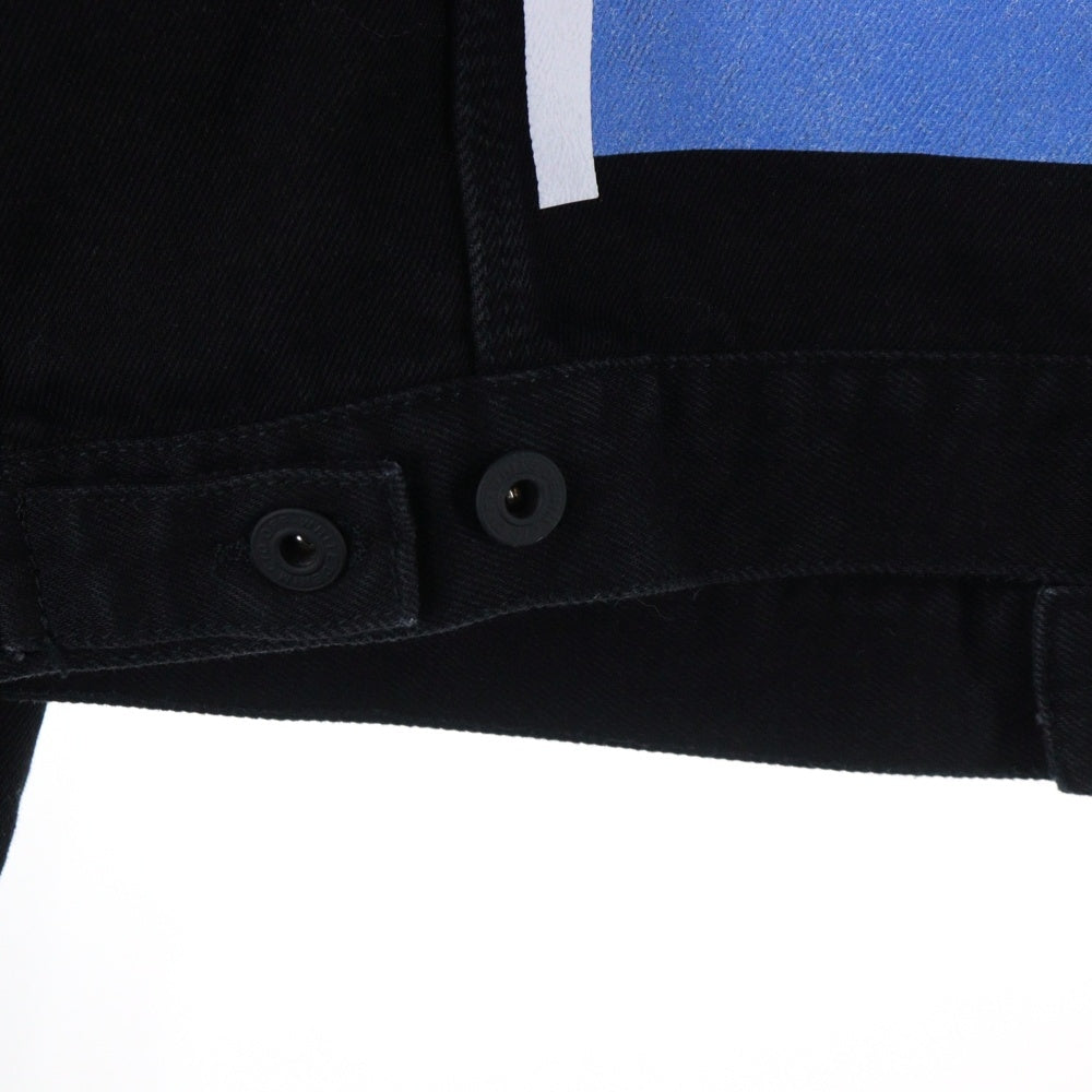 OFF-WHITE(オフホワイト) 21SS Mona Lisa Slim Denim Jacket モナリザ デニムジャケット ブラック OMYE054R21DEN001