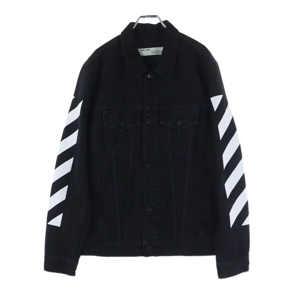 OFF-WHITE(オフホワイト) 20SS Denim Jacket アローロゴ デニムジャケット ブラック OMYE054R21DEN001