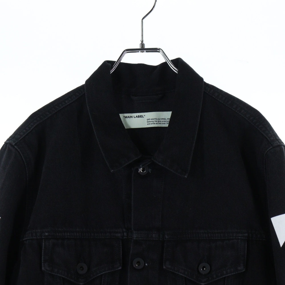 OFF-WHITE(オフホワイト) 20SS Denim Jacket アローロゴ デニムジャケット ブラック OMYE054R21DEN001