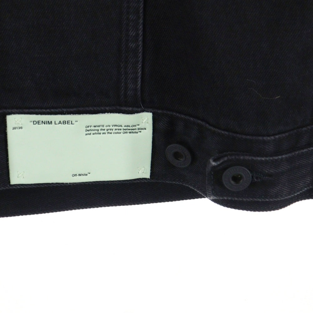 OFF-WHITE(オフホワイト) 20SS Denim Jacket アローロゴ デニムジャケット ブラック OMYE054R21DEN001
