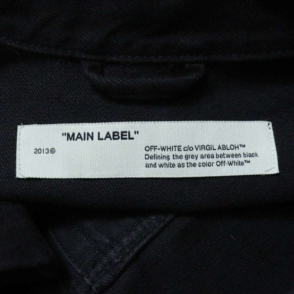 OFF-WHITE(オフホワイト) 20SS Denim Jacket アローロゴ デニムジャケット ブラック OMYE054R21DEN001